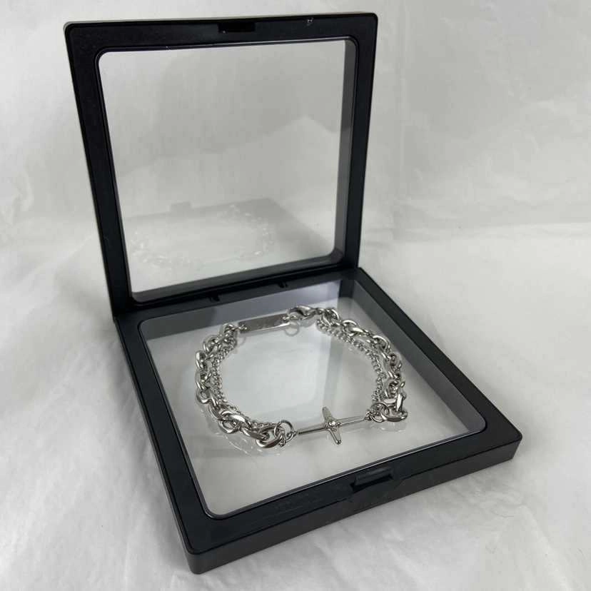 Wholesale Cross Diamond-encrusted Double-layer ins Design Hip-hop Simple All-match Accessories