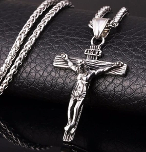 Wholesale Cross Men Pendant Alloy Necklaces