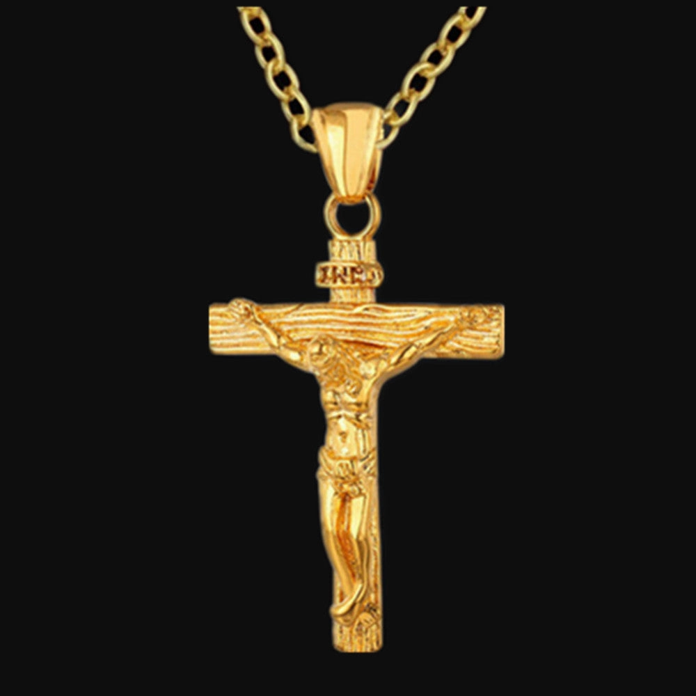 Wholesale Cross Men Pendant Alloy Necklaces