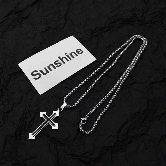 Wholesale Cross necklace men and women hip hop accessories