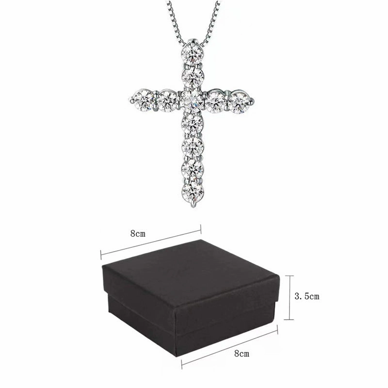Wholesale Cross Platinum Plated Copper Necklaces