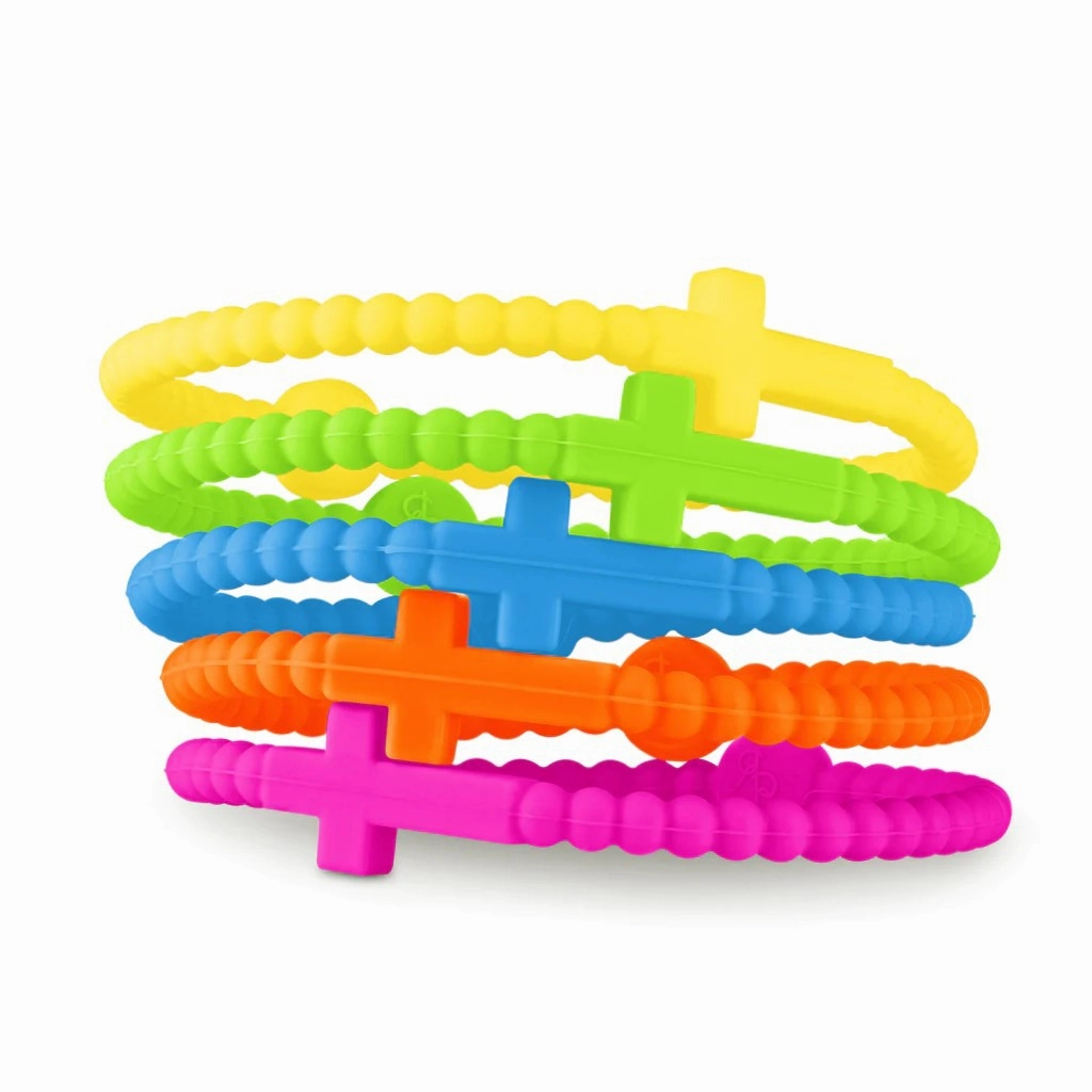 Wholesale Cross Silicone Bracelet