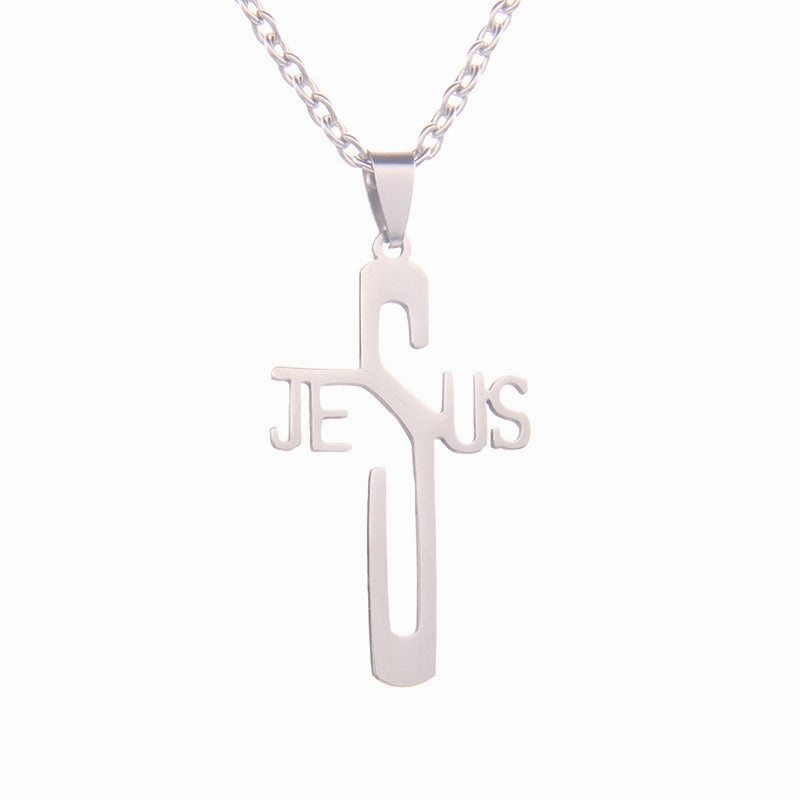 Wholesale Cross Stainless Steel Necklace