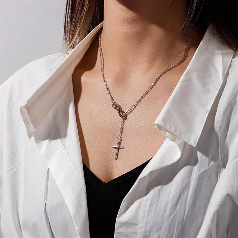 Wholesale Cross stainless steel necklace