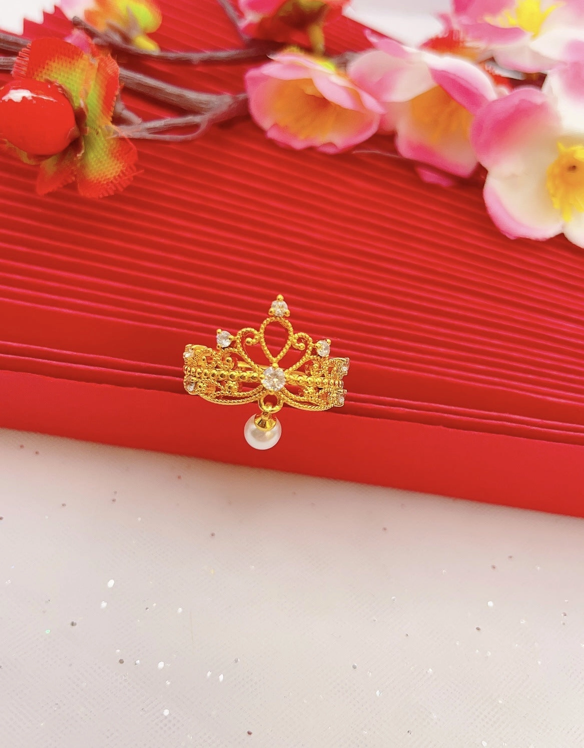 Wholesale Crown Pearl Ring