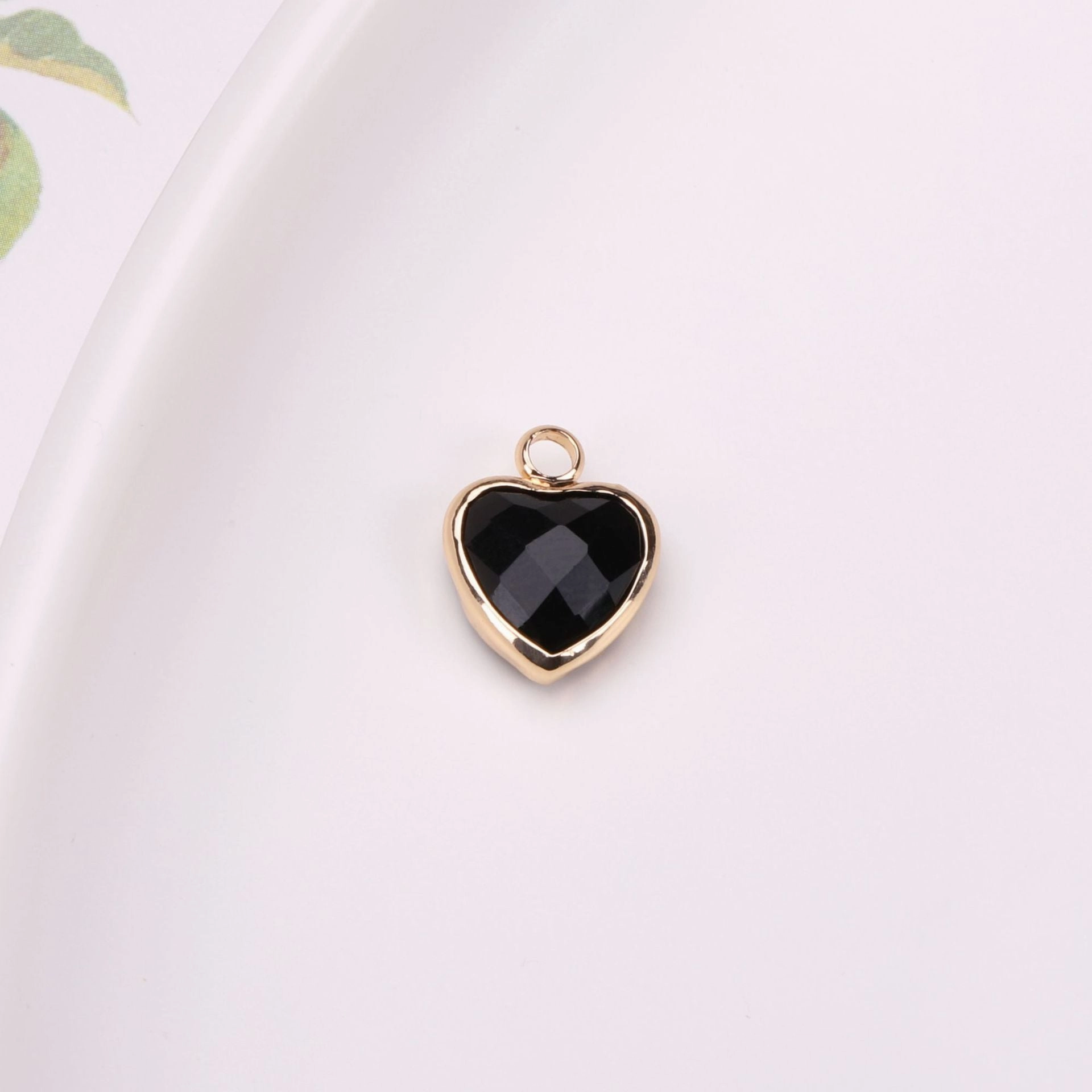 Wholesale Crystal Love Peach Heart Pendant