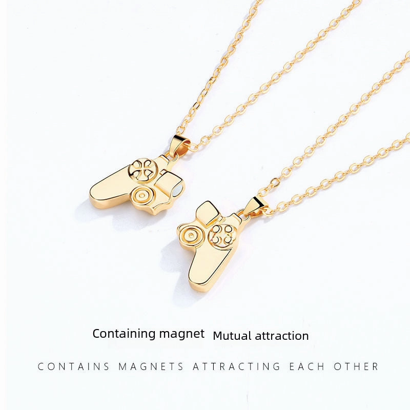 Wholesale Crystal Pendant Necklace Silver Color Women's Jewelry Accessories Zirconia Stone Inlaid Fashionable Design