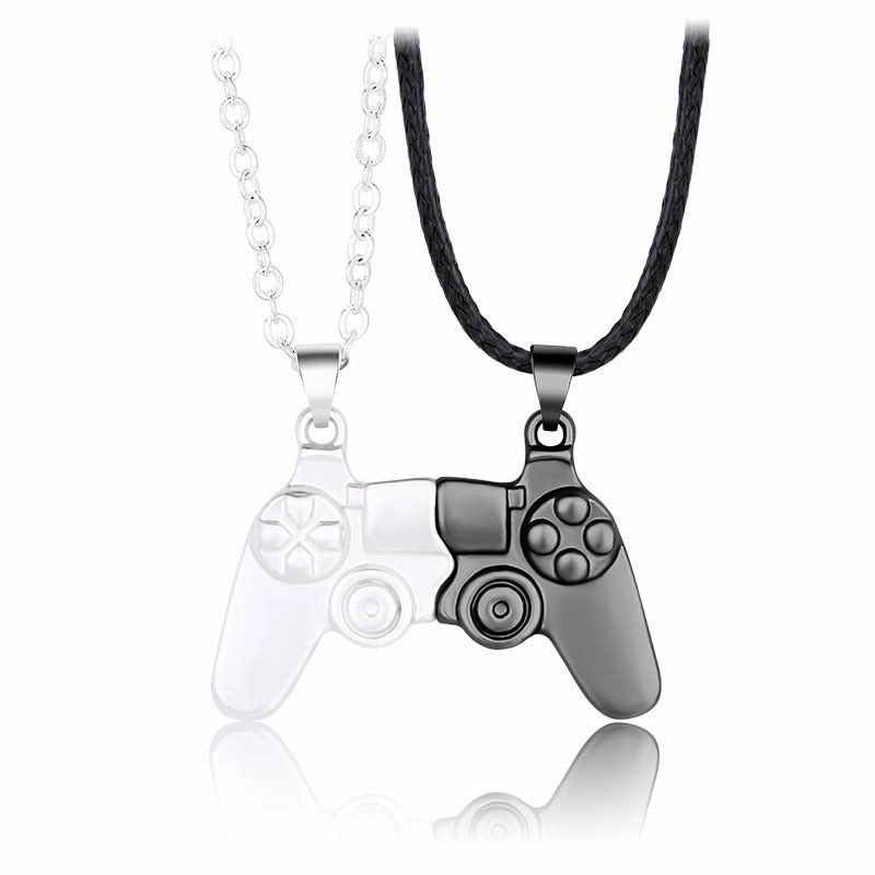 Wholesale Crystal Pendant Necklace Silver Color Women's Jewelry Accessories Zirconia Stone Inlaid Fashionable Design