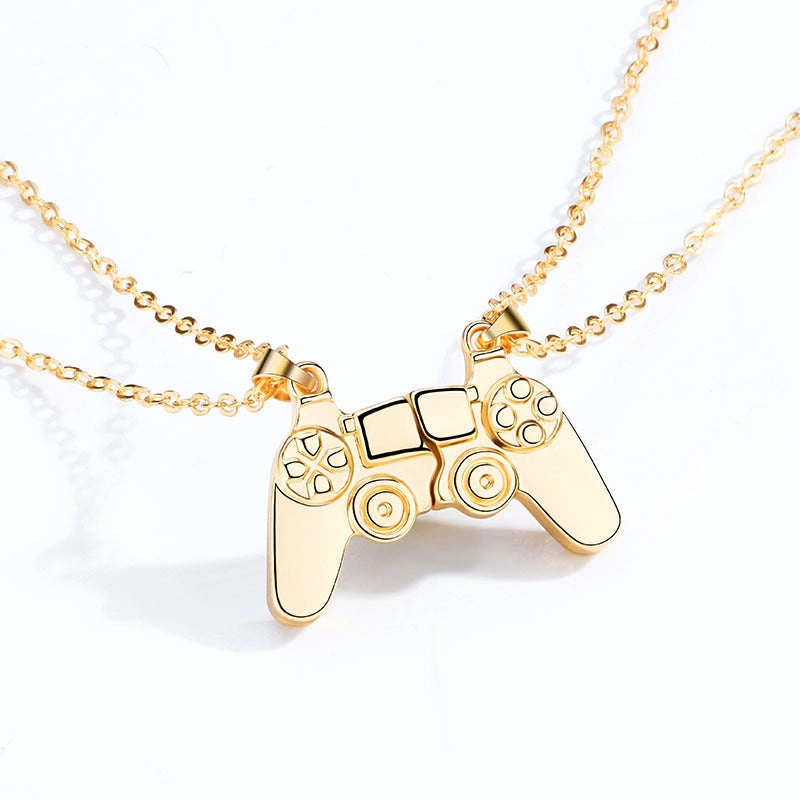Wholesale Crystal Pendant Necklace Silver Color Women's Jewelry Accessories Zirconia Stone Inlaid Fashionable Design