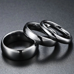 Wholesale Curved Finish Tungsten Carbide Rings