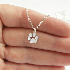 Wholesale Cute Animal Cat Paw Necklace
