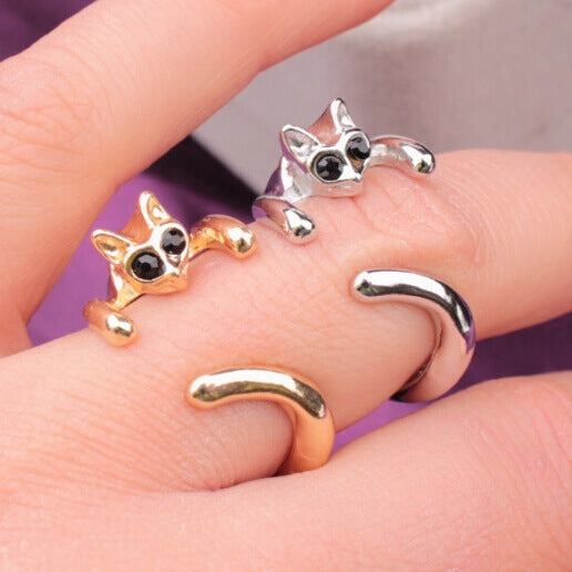 Wholesale Cute Animal Opening Alloy Rings