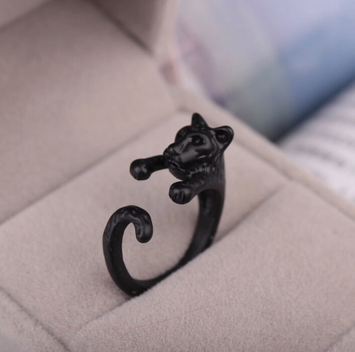 Wholesale Cute Animal Opening Alloy Rings