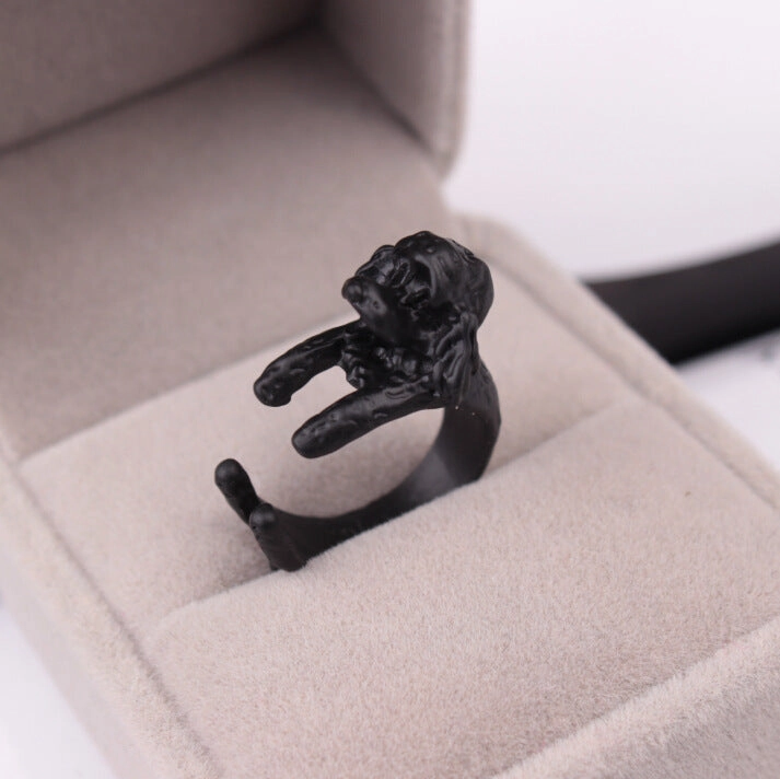 Wholesale Cute Animal Opening Alloy Rings