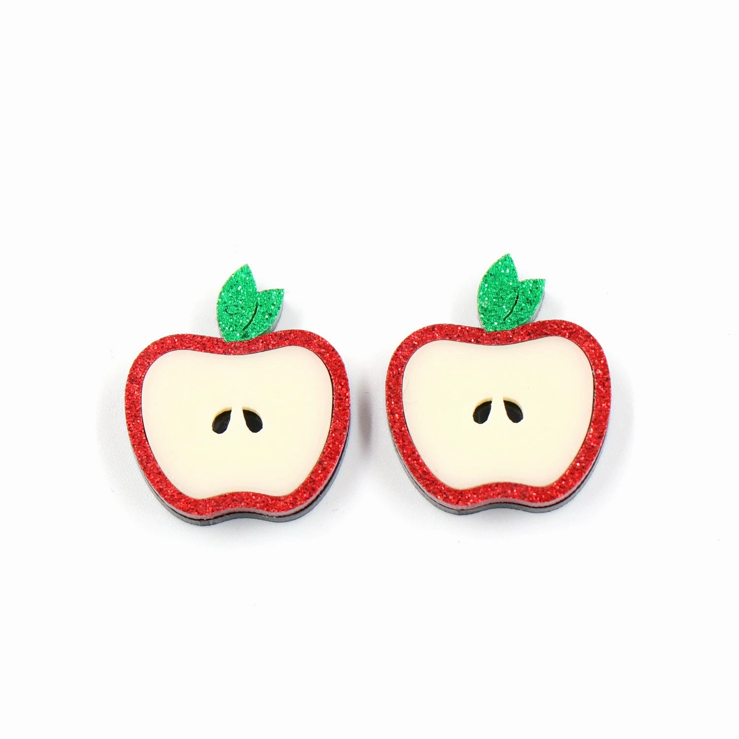 Wholesale Cute Apple Christmas Teacher's Day Acrylic Earrings