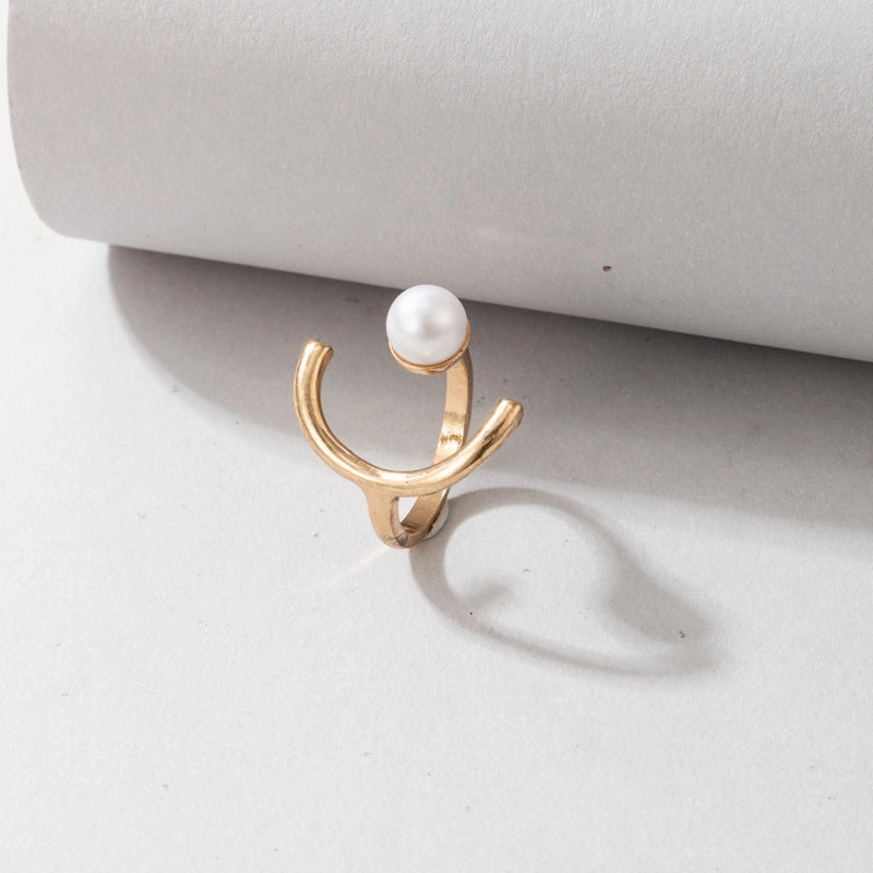 Wholesale Cute Mushroom Alloy Rings Set of 3