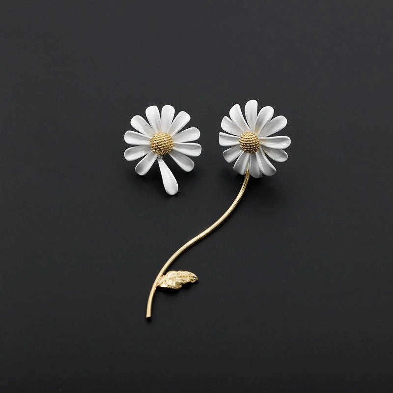Wholesale Daisy Alloy Rings Necklace Set