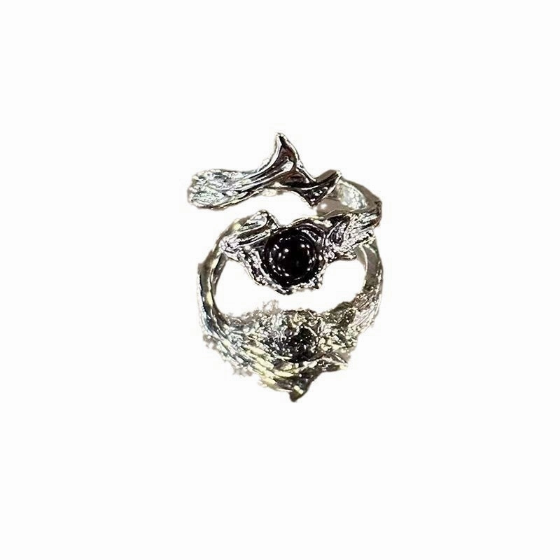 Wholesale Dark Wind Thorn Ring Open Ring