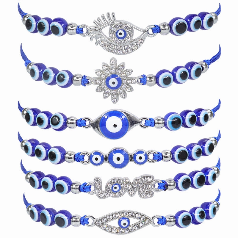 Wholesale Devil Eye Beaded Bracelet
