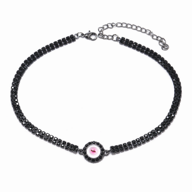 Wholesale Devil Eye Necklace Collarbone Chain