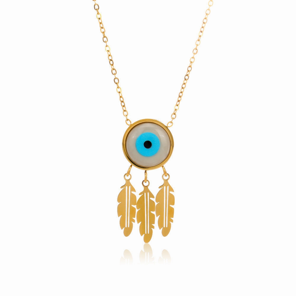 Wholesale Devil Eye Stainless Steel Necklace