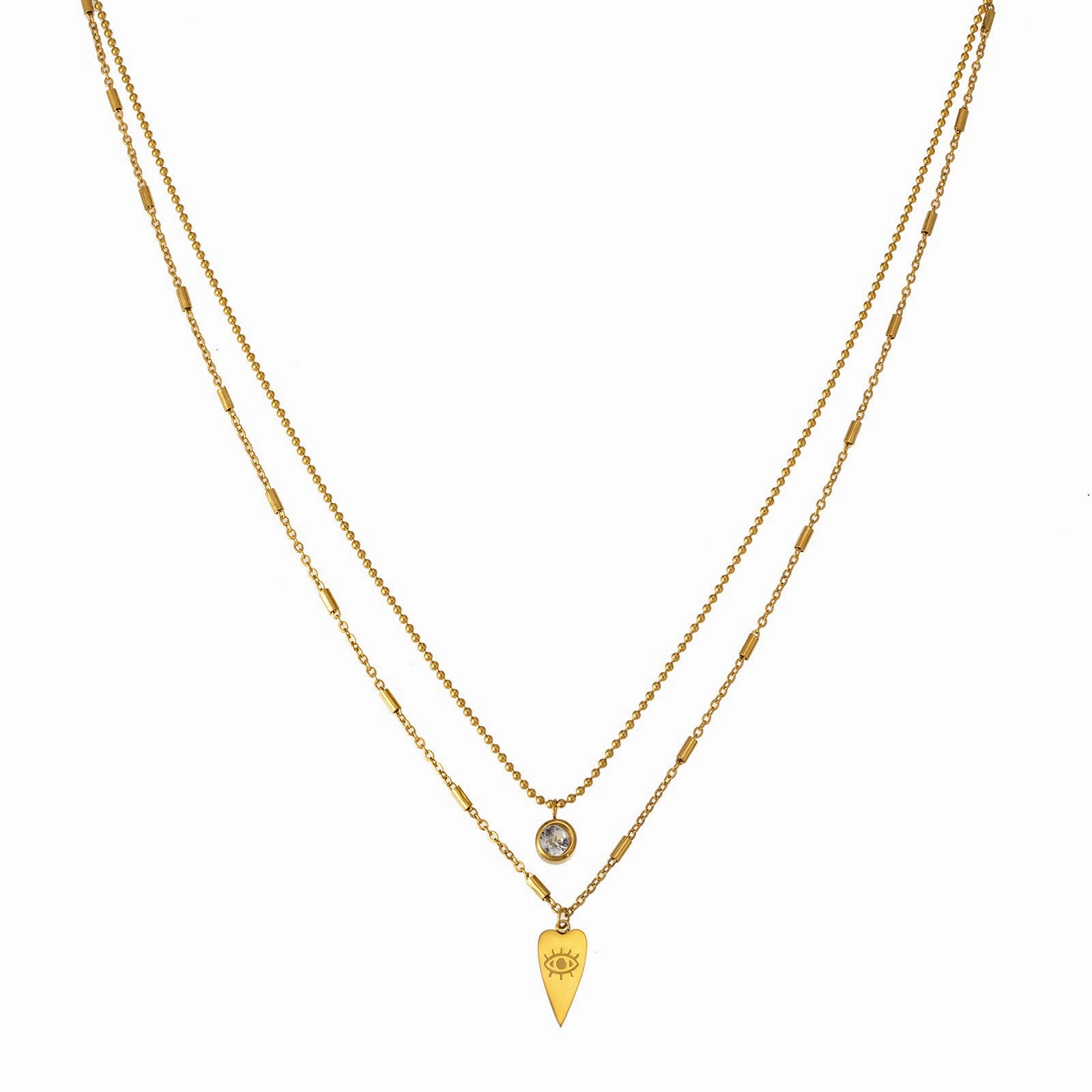 Wholesale Devil Eye Stainless Steel Necklaces