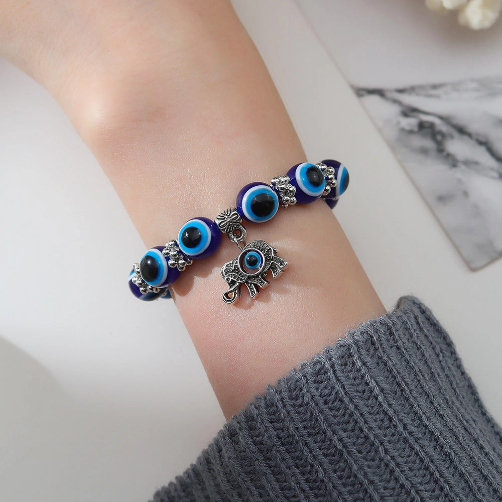 Wholesale Devil Eyes Blue Eyes Vintage Turquoise Bracelet