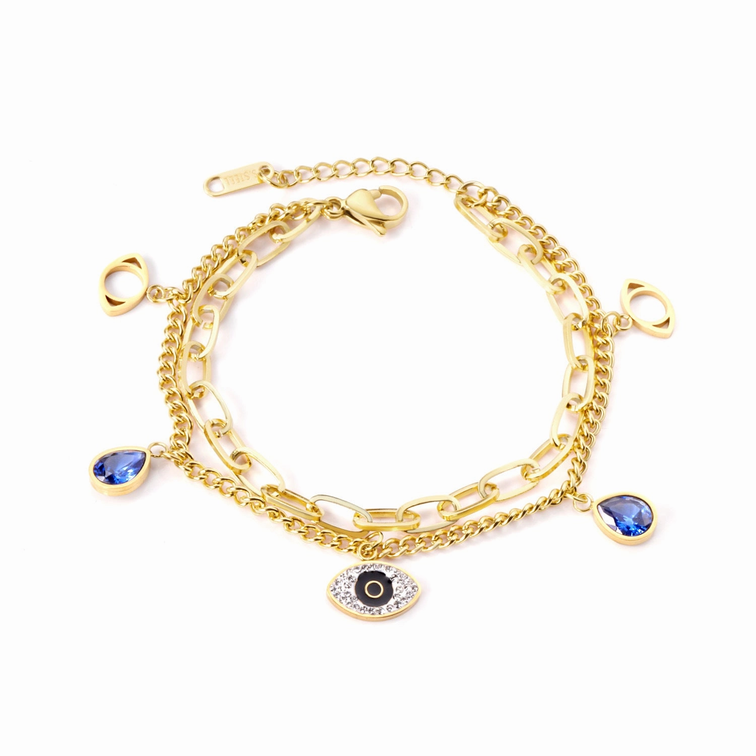 Wholesale Devil's Eye Metal Bracelets