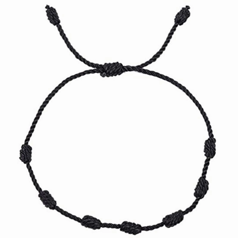 Wholesale Devil's Eye Red and Black Rope Hand Braided Bracelet