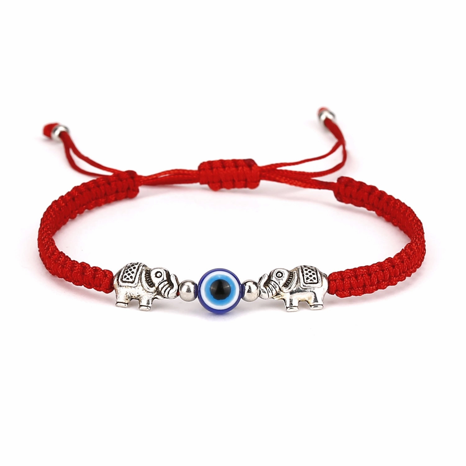 Wholesale Devil's Eye Red Rope Braided Adjustable Bracelet