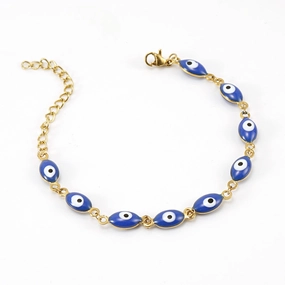 Wholesale Devil's Eye Stainless Steel 18K Titanium Steel Bracelet