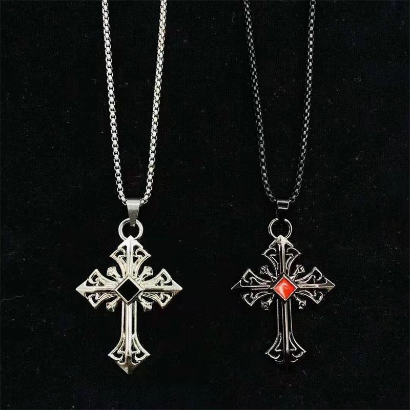 Wholesale Diamond Cross Necklace Sweater Chain