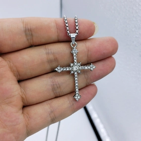 Wholesale Diamond Cross Pendant Necklace