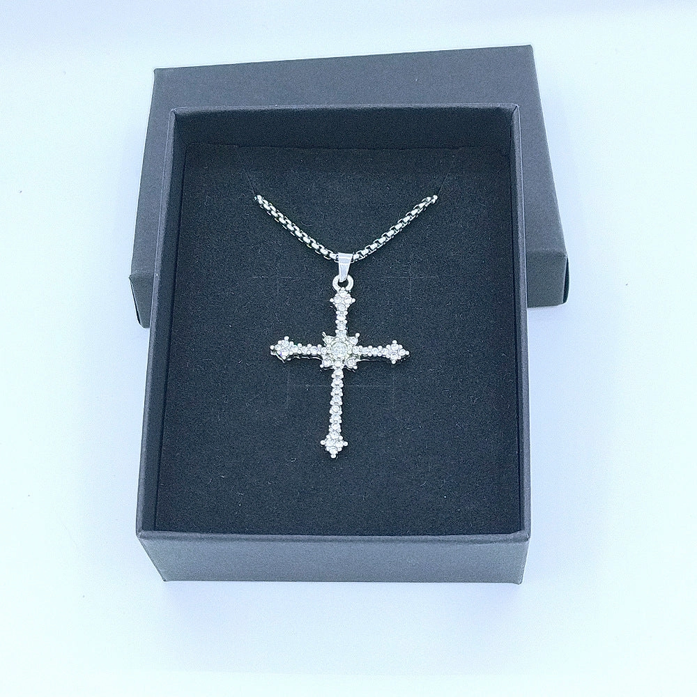 Wholesale Diamond Cross Pendant Necklace