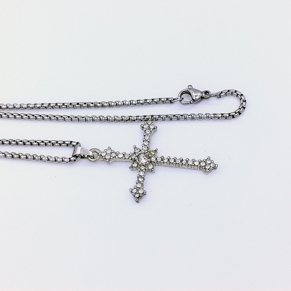 Wholesale Diamond Cross Pendant Necklace