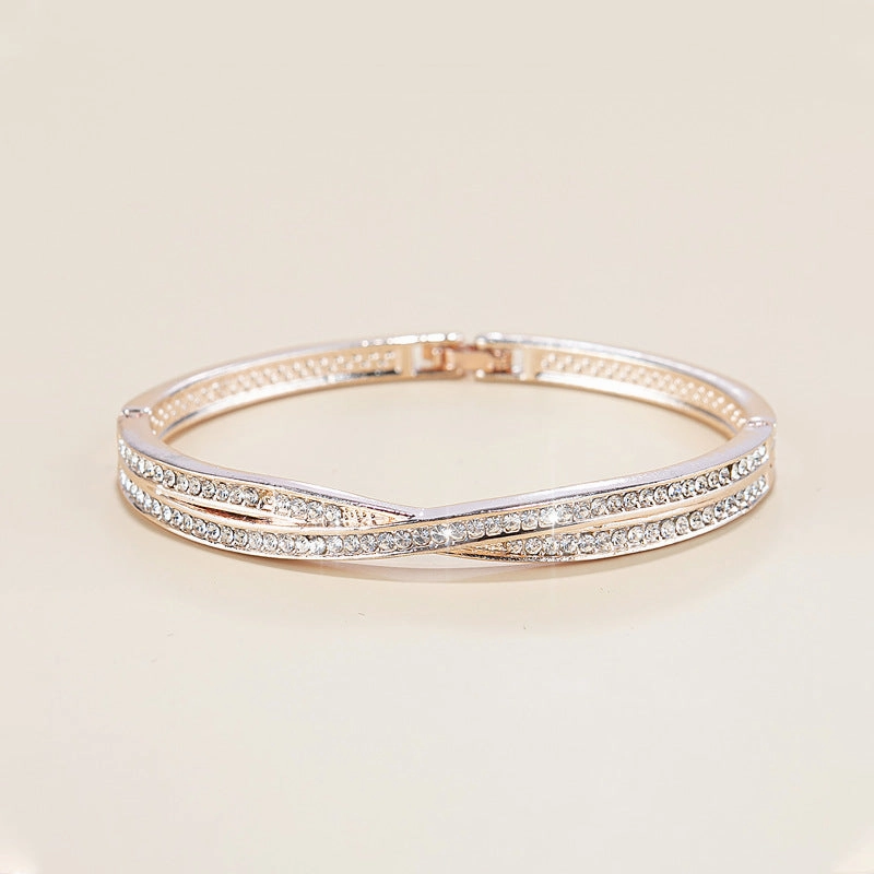 Wholesale Diamond Cross Silver Bracelet