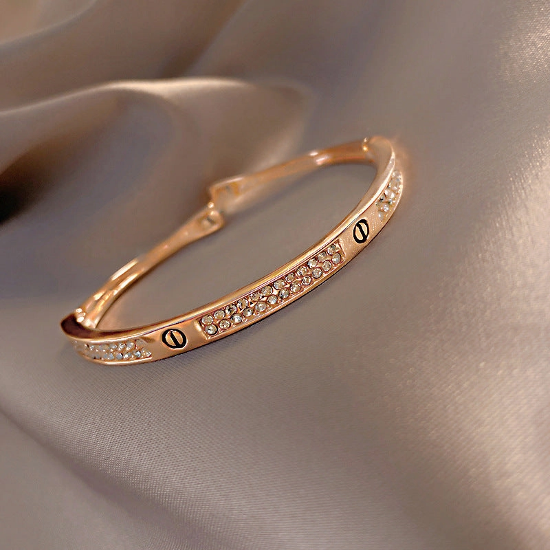Wholesale Diamond Inlaid Metal Bracelets