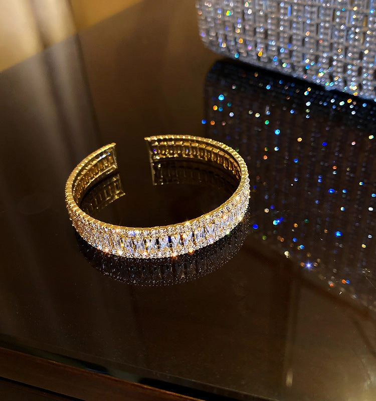 Wholesale Diamond Inlaid Metal Bracelets