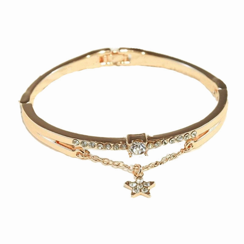 Wholesale Diamond Pentagram Bracelet