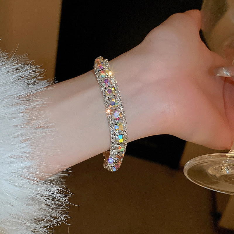 Wholesale Diamond Round Buckle Bracelet
