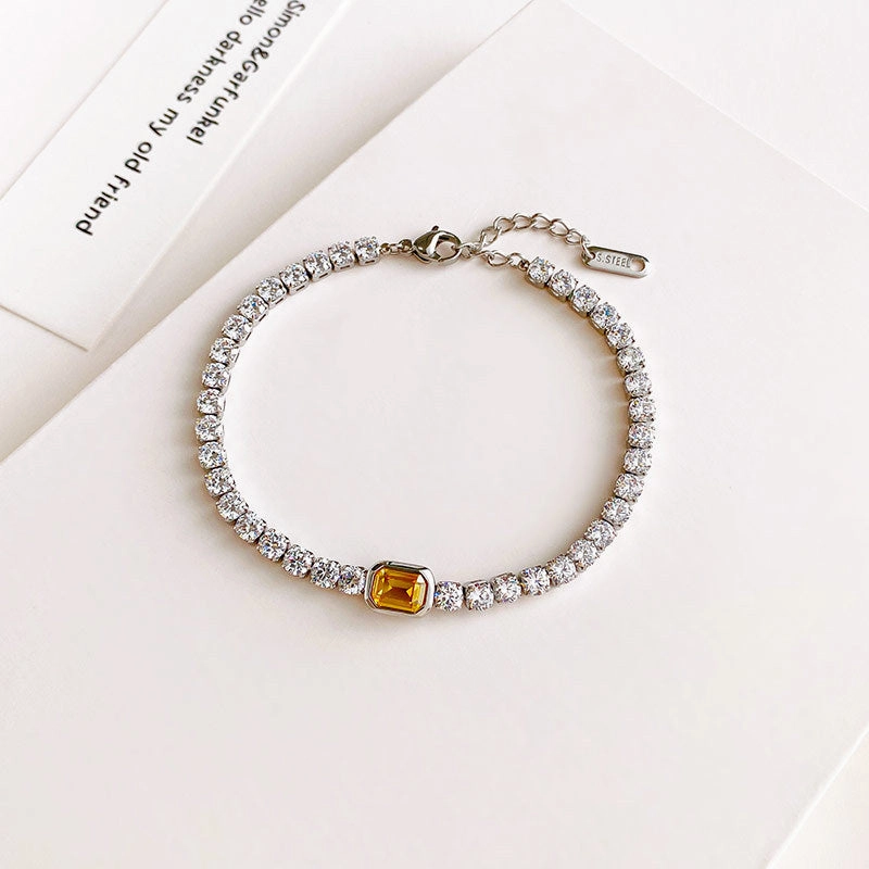 Wholesale Diamond Square Bracelet