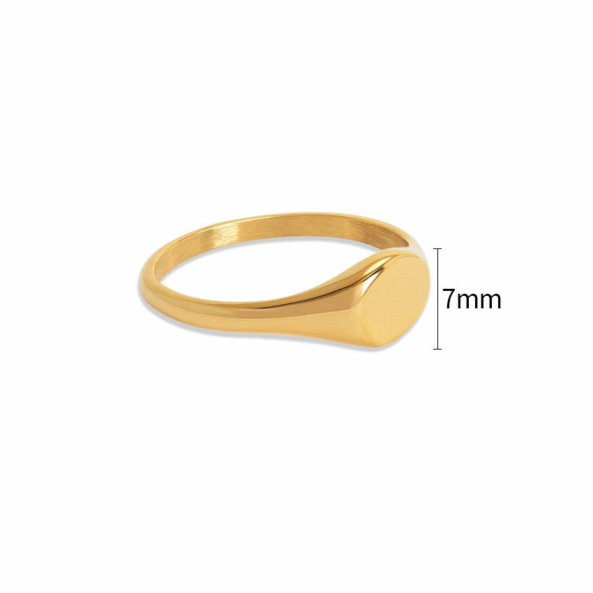 Wholesale Diamond Stainless Steel Titanium Steel Ring
