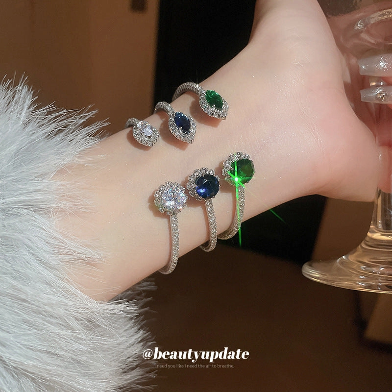 Wholesale Diamond Zircon Geometric Round Bracelet