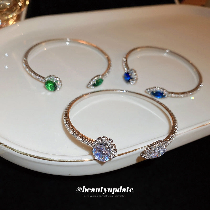 Wholesale Diamond Zircon Geometric Round Bracelet