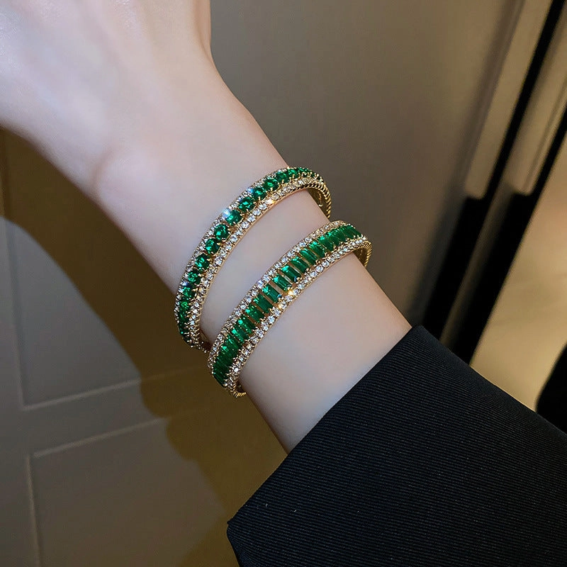 Wholesale Diamond Zircon Open Vintage Bracelet