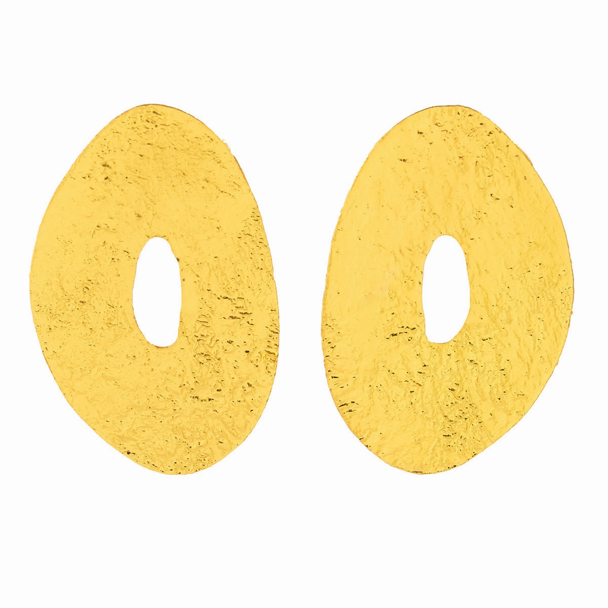 Wholesale Disc Metal Large Earrings
