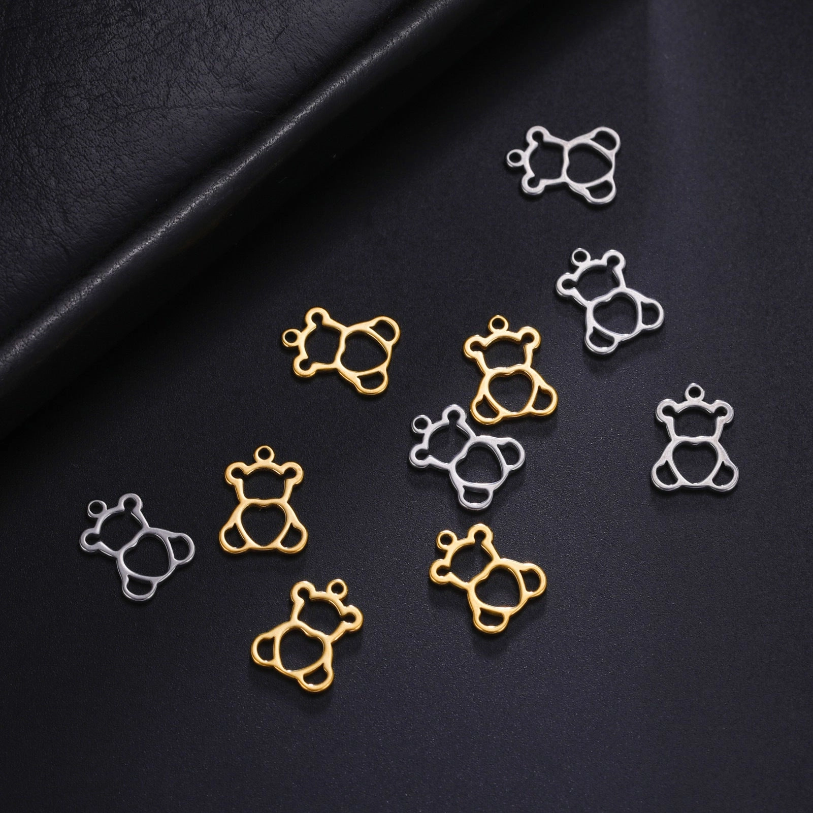 Wholesale DIY Cute Cartoon Jewelry Bear Leaf Star Bracelet