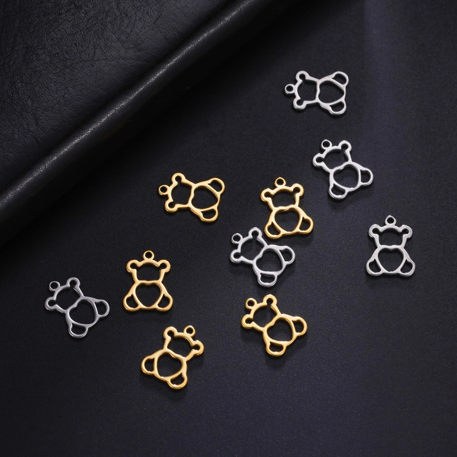 Wholesale DIY Cute Cartoon Jewelry Bear Leaf Star Bracelet