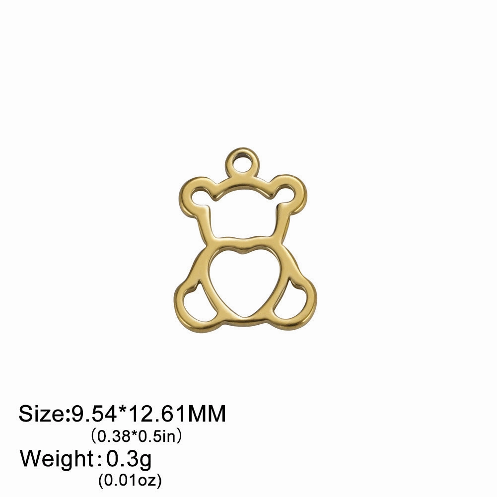 Wholesale DIY Cute Cartoon Jewelry Bear Leaf Star Bracelet