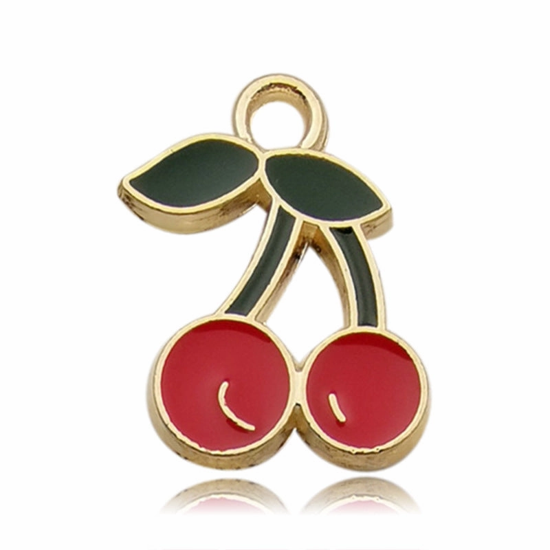 Wholesale DIY Fruit Drop Oil Creative Cute Necklace Pendant Accessories
